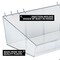 Azar Displays 13W x 7D x 4H Divider Bin, 6 Dividers, 2PK 556115-2PK-W6D - alternate 4